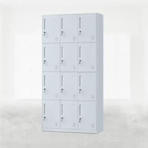 Locker metálico de 12 puertas de 3x4